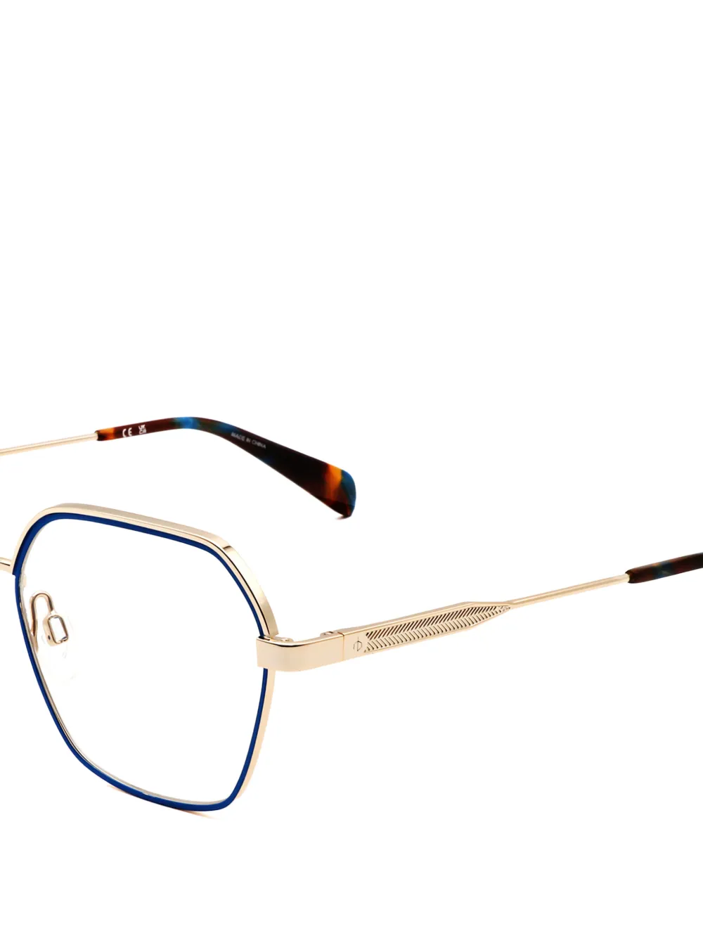 RAG & BONE EYEWEAR Bril met geometrisch montuur Goud