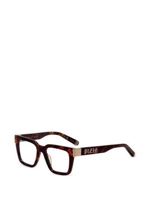 Philipp Plein Eyewear square-frame tortoiseshell-effect glasses