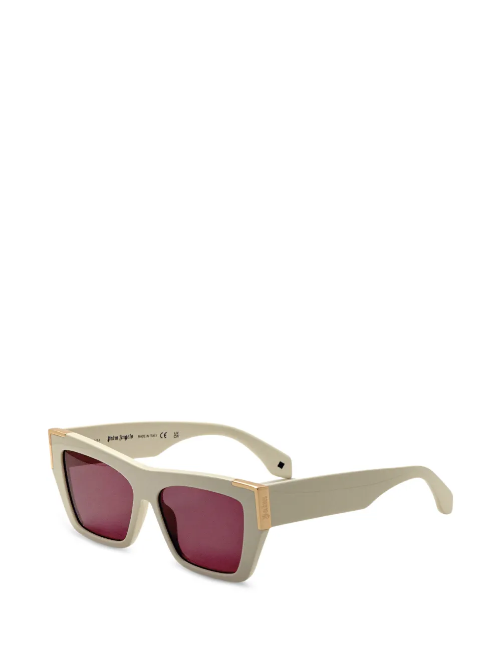 Palm Angels Eyewear Hollywood rectangle-frame sunglasses · One Size