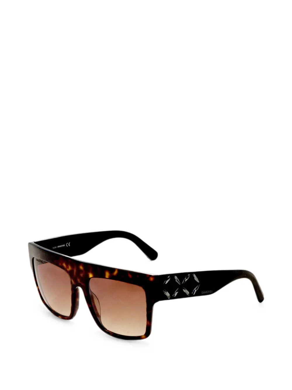 Swarovski Sonnenbrille in Schildpattoptik - Braun