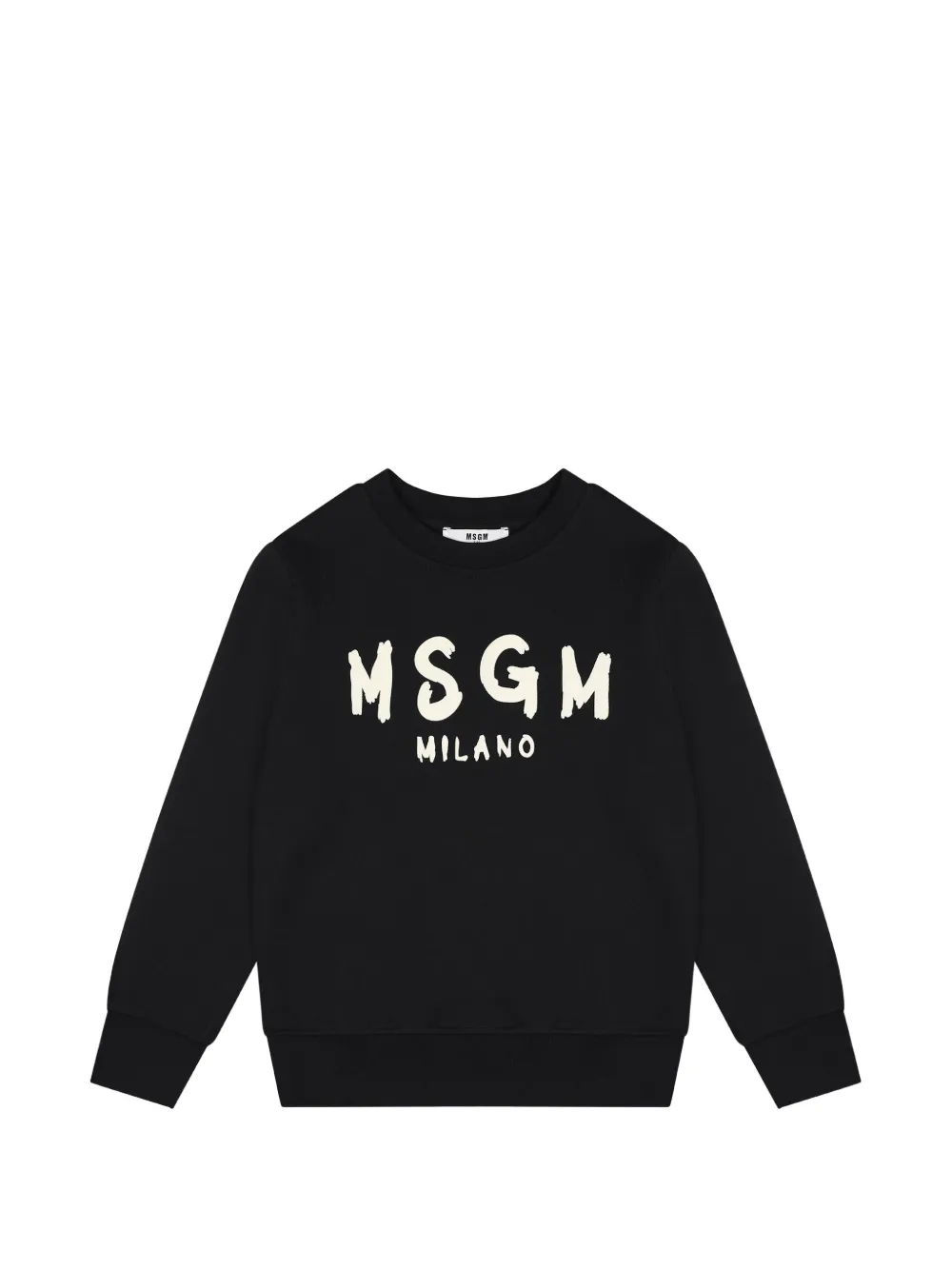 MSGM Kids logo-print sweater - Nero