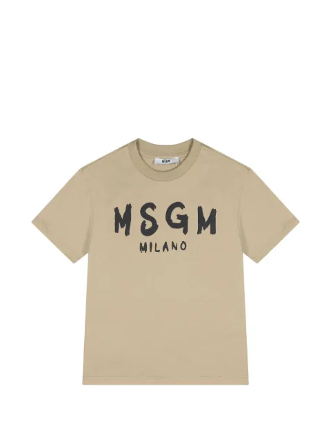 MSGM Kids logo-print T-shirt