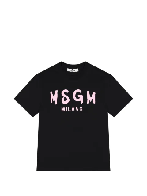 MSGM Kids logo-print T-shirt
