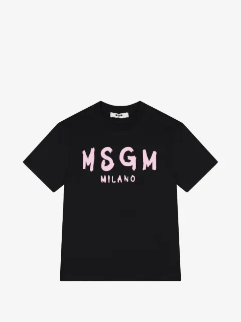 MSGM Kids logo-print T-shirt