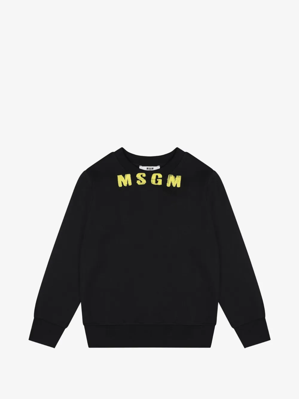MSGM Kids logo-print sweatshirt | Black | Image 1