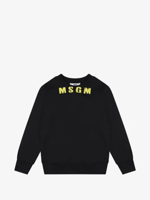 MSGM Kids logo-print sweatshirt