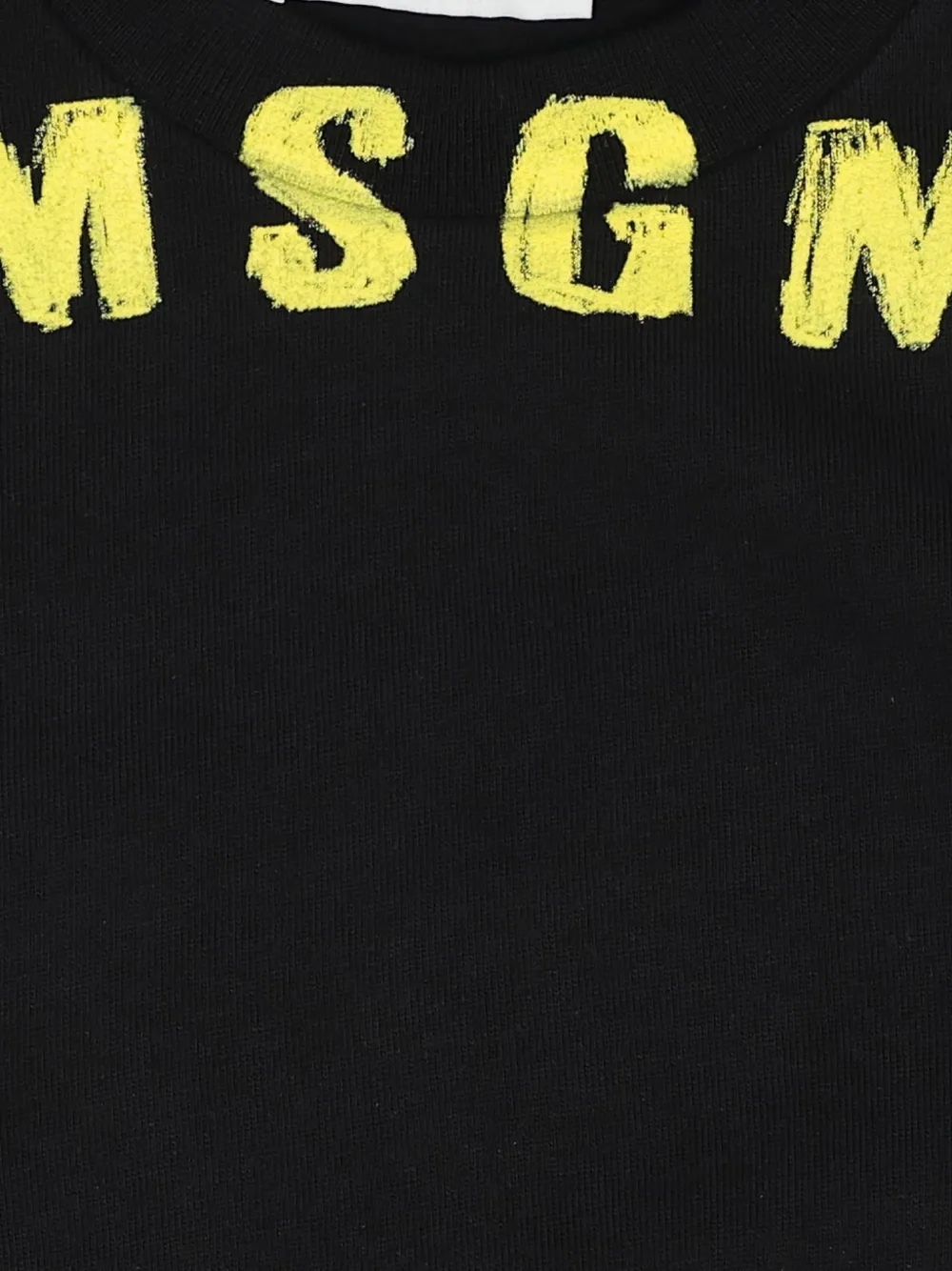 MSGM Kids Sweater met logoprint Zwart