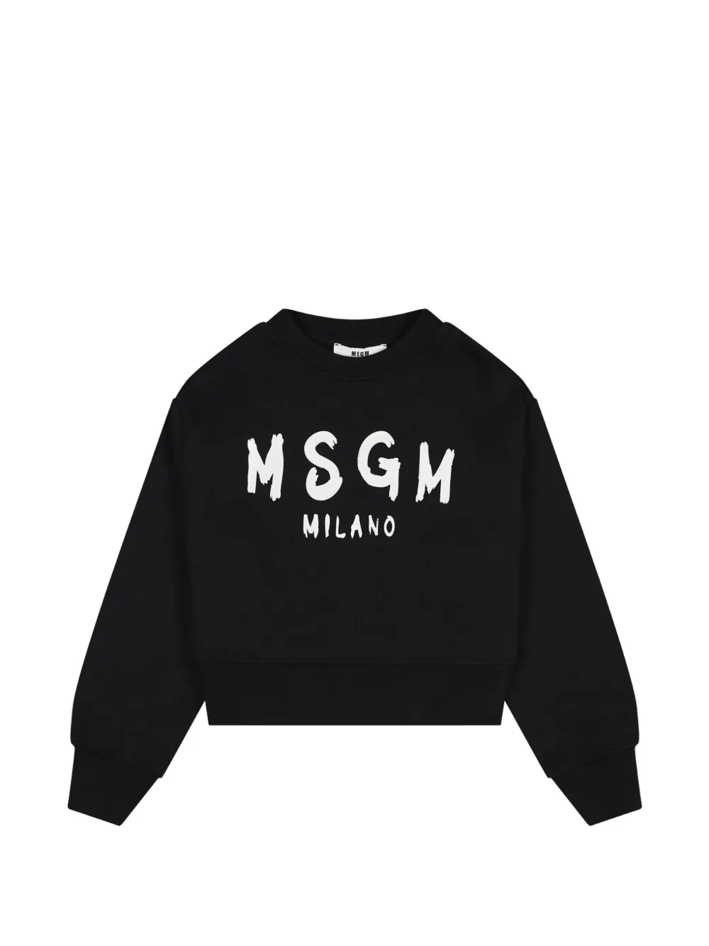 MSGM Kids logo-print sweatshirt - Nero