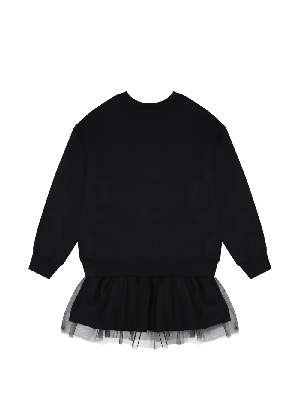 MSGM Kids Mini-jurk met logoprint Zwart