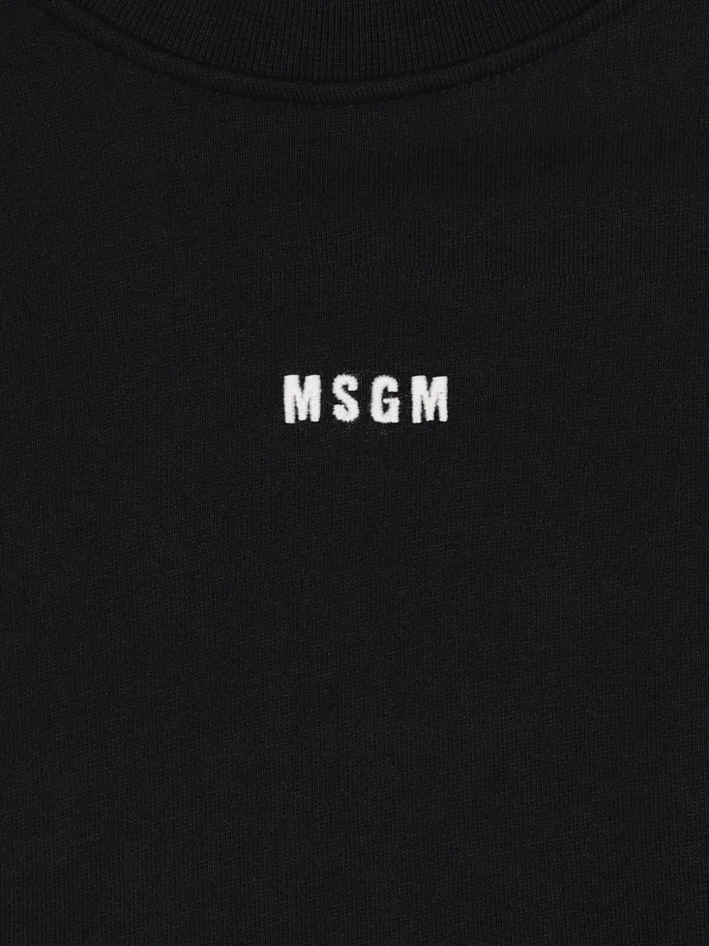 MSGM Kids Mini-jurk met logoprint Zwart