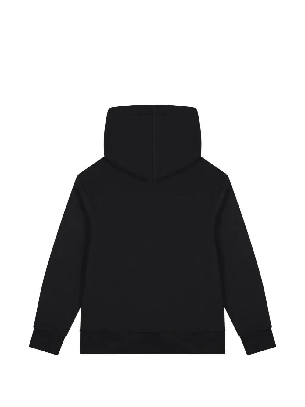 MSGM Kids Hoodie met logoprint Zwart