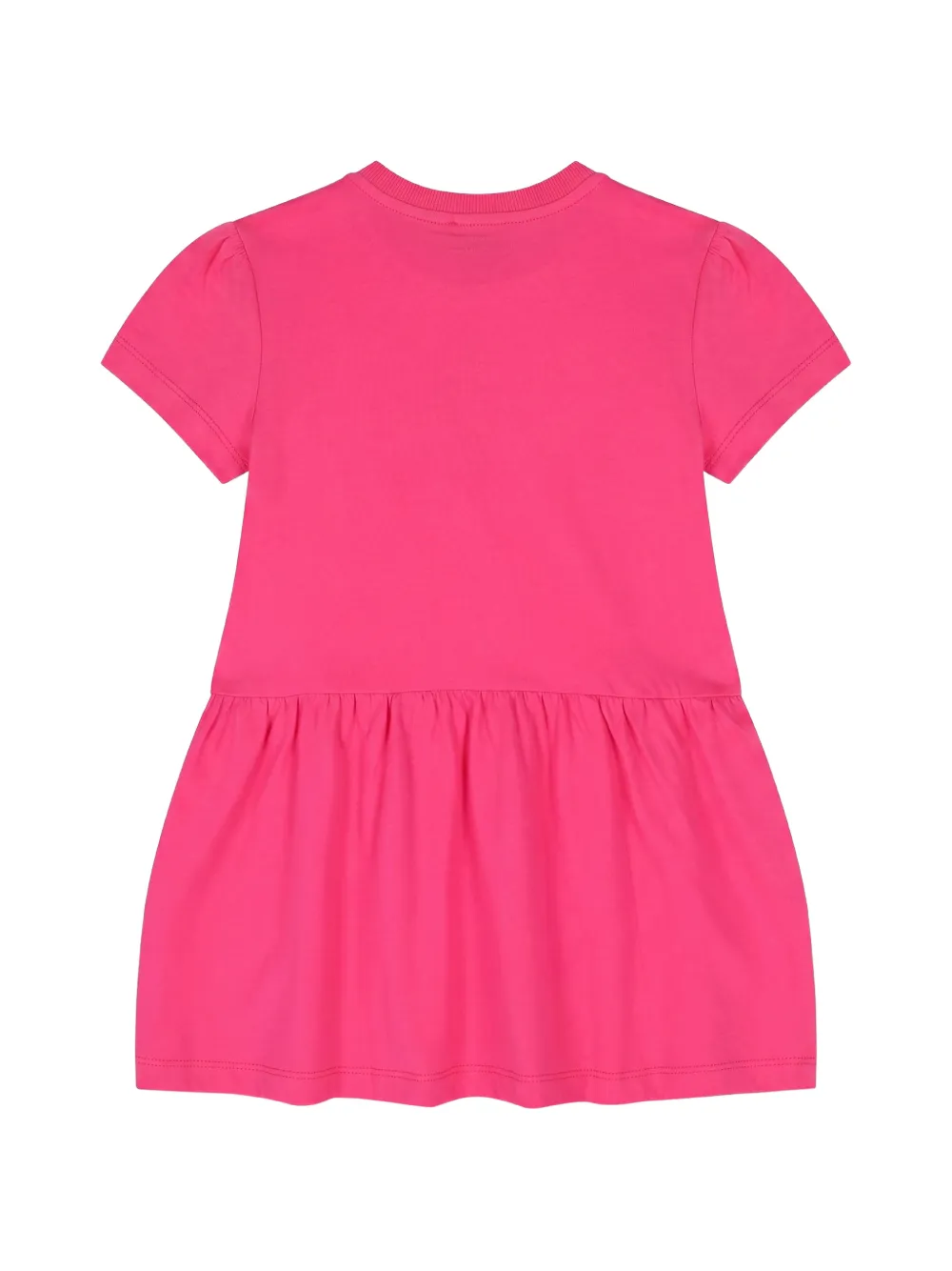 Moschino Kids Teddy Bear gesmockte jurk Roze