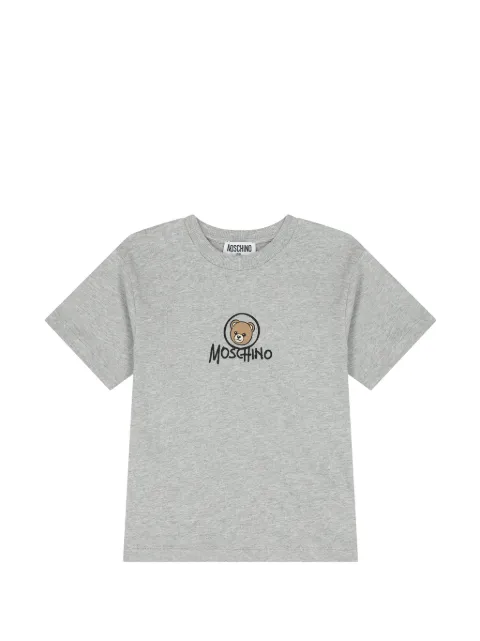 Moschino Kids Teddy Bear logo-print T-shirt