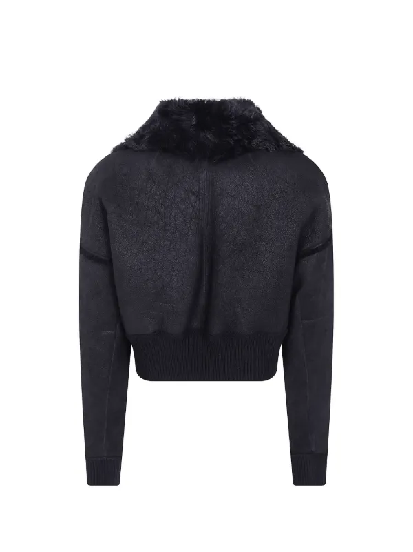 Rick Owens Flight JKT Cropped Jacket | Black | FARFETCH