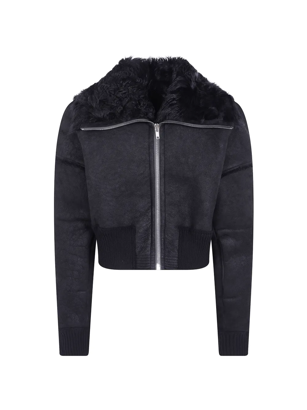 Rick Owens Flight JKT cropped jacket - Schwarz