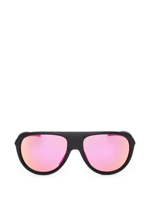 adidas matte-finish geometric-frame sunglasses
