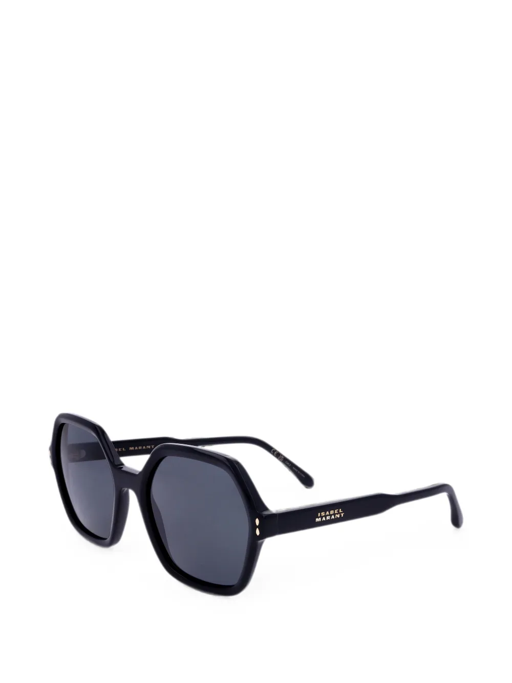 ISABEL MARANT square-frame sunglasses - Schwarz