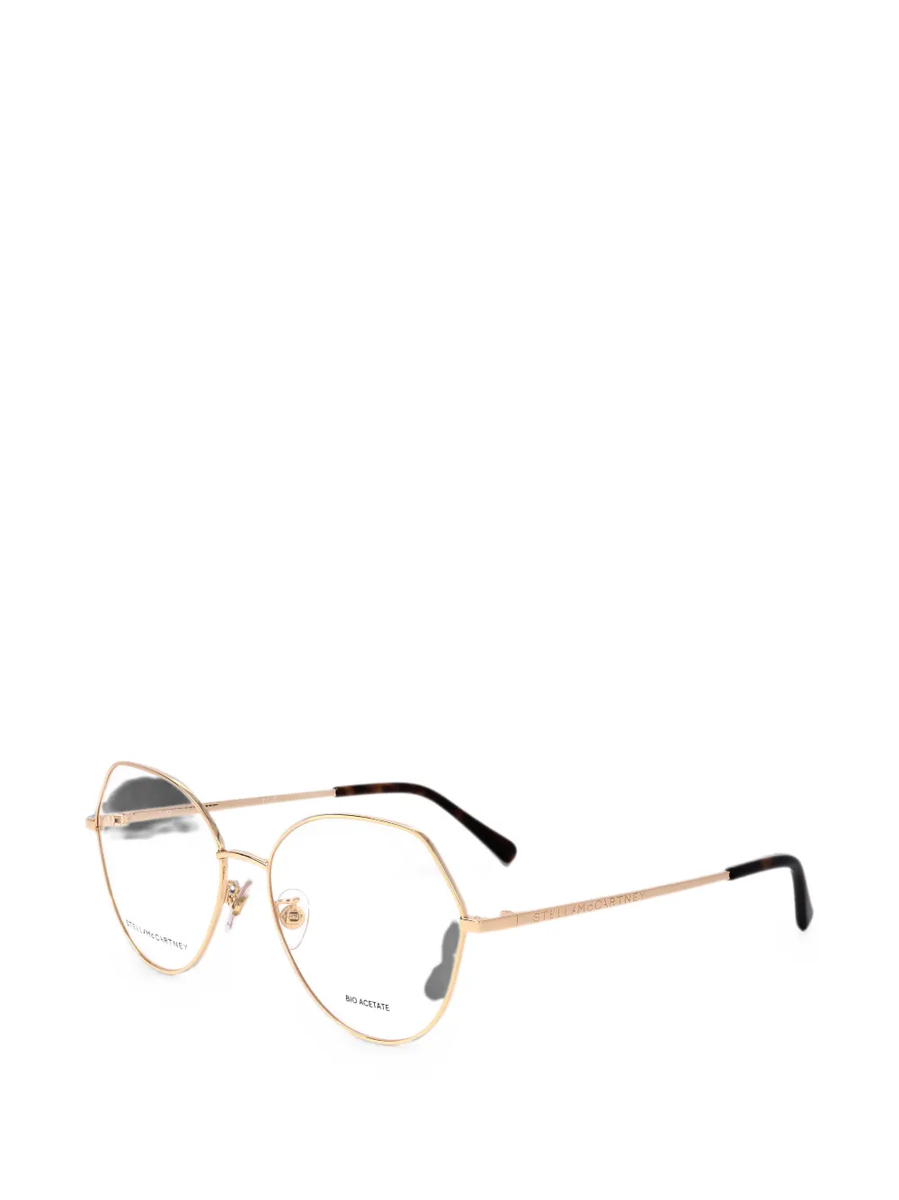 Stella McCartney Eyewear geometric-frame glasses - Gold