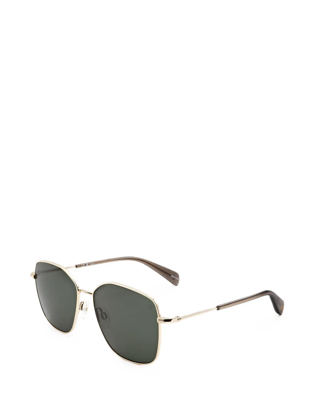 RAG & BONE EYEWEAR Zonnebril met geometrisch montuur Goud