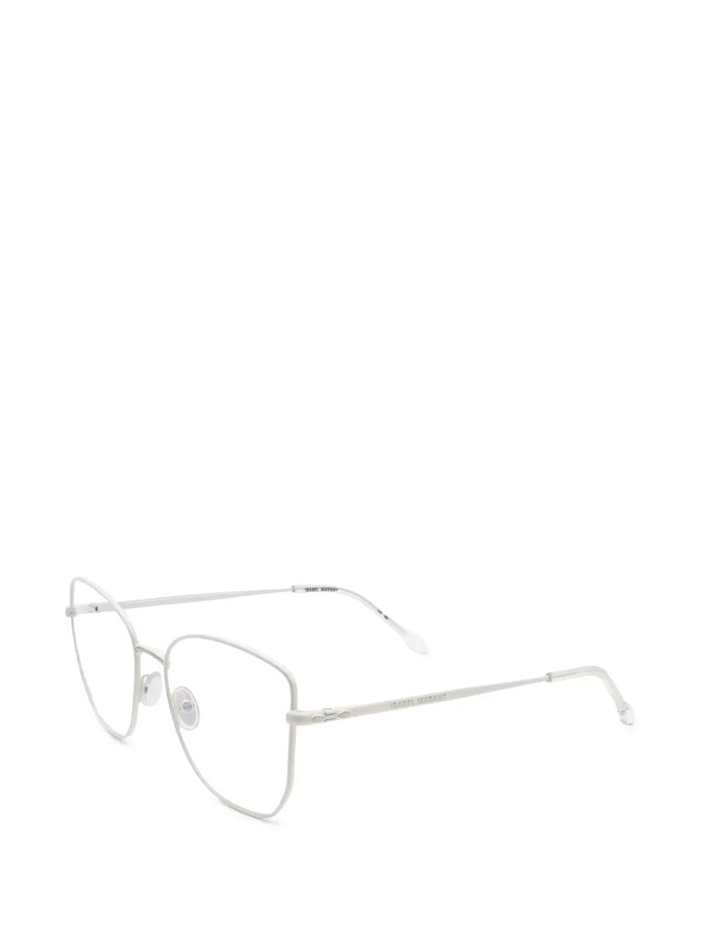 Isabel Marant Eyewear Bril met geometrisch montuur Zilver