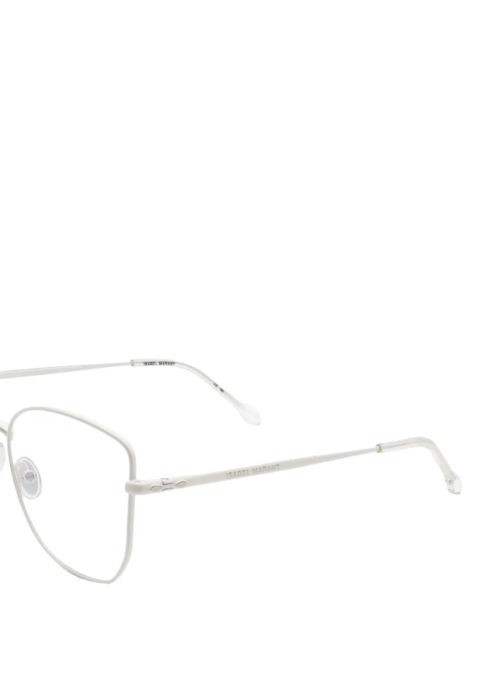 Isabel Marant Eyewear Bril met geometrisch montuur Zilver