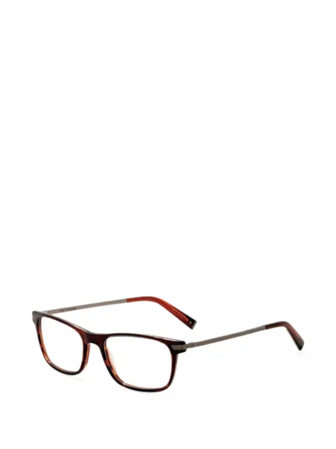 John Varvatos Eckige Brille in Schildpattoptik