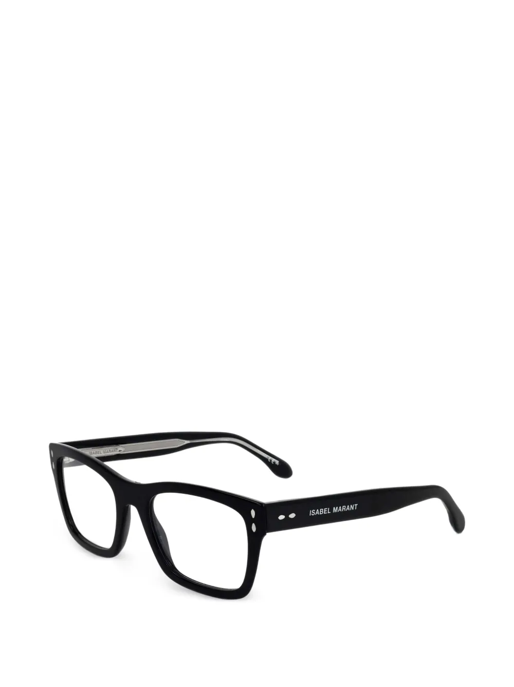 Isabel Marant Eyewear Bril met rechthoekig montuur Zwart
