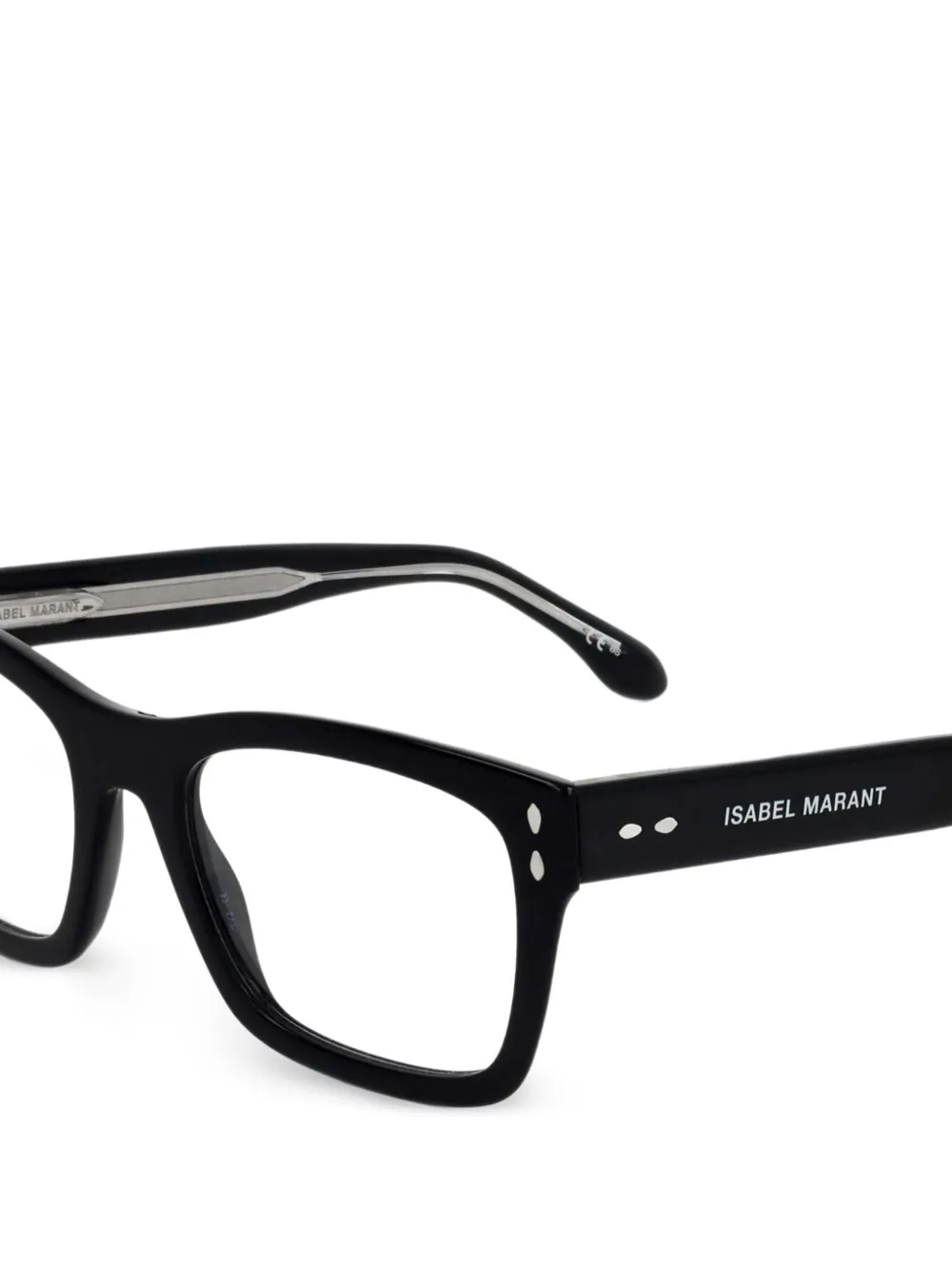 Isabel Marant Eyewear Bril met rechthoekig montuur Zwart