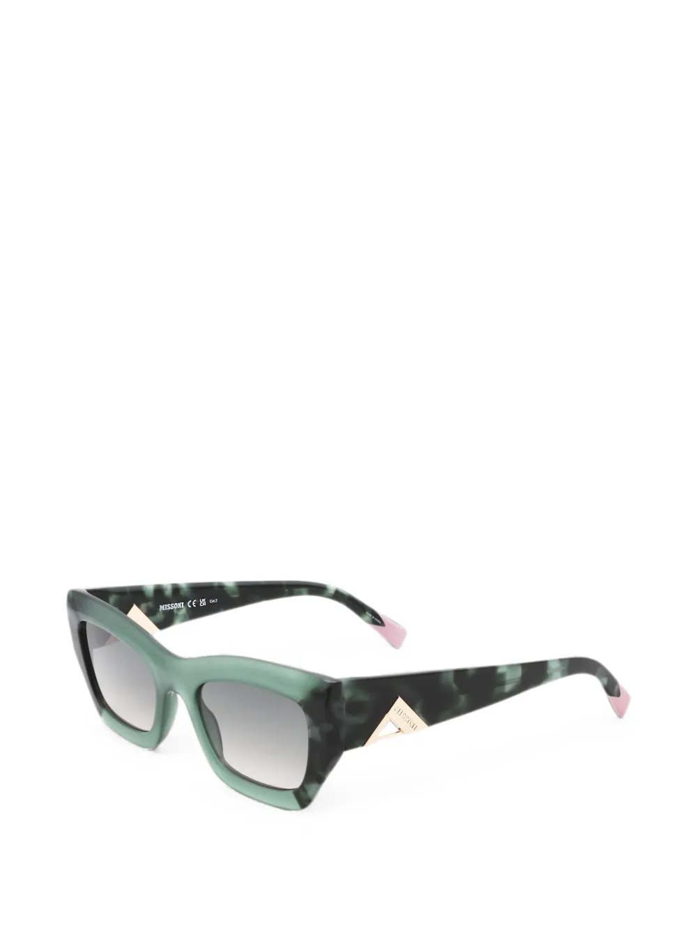 MISSONI EYEWEAR Cat eye sunglasses - Verde