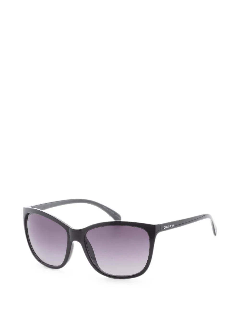 Calvin Klein Occhiali da sole squadrati con effetto sfumato - Nero
