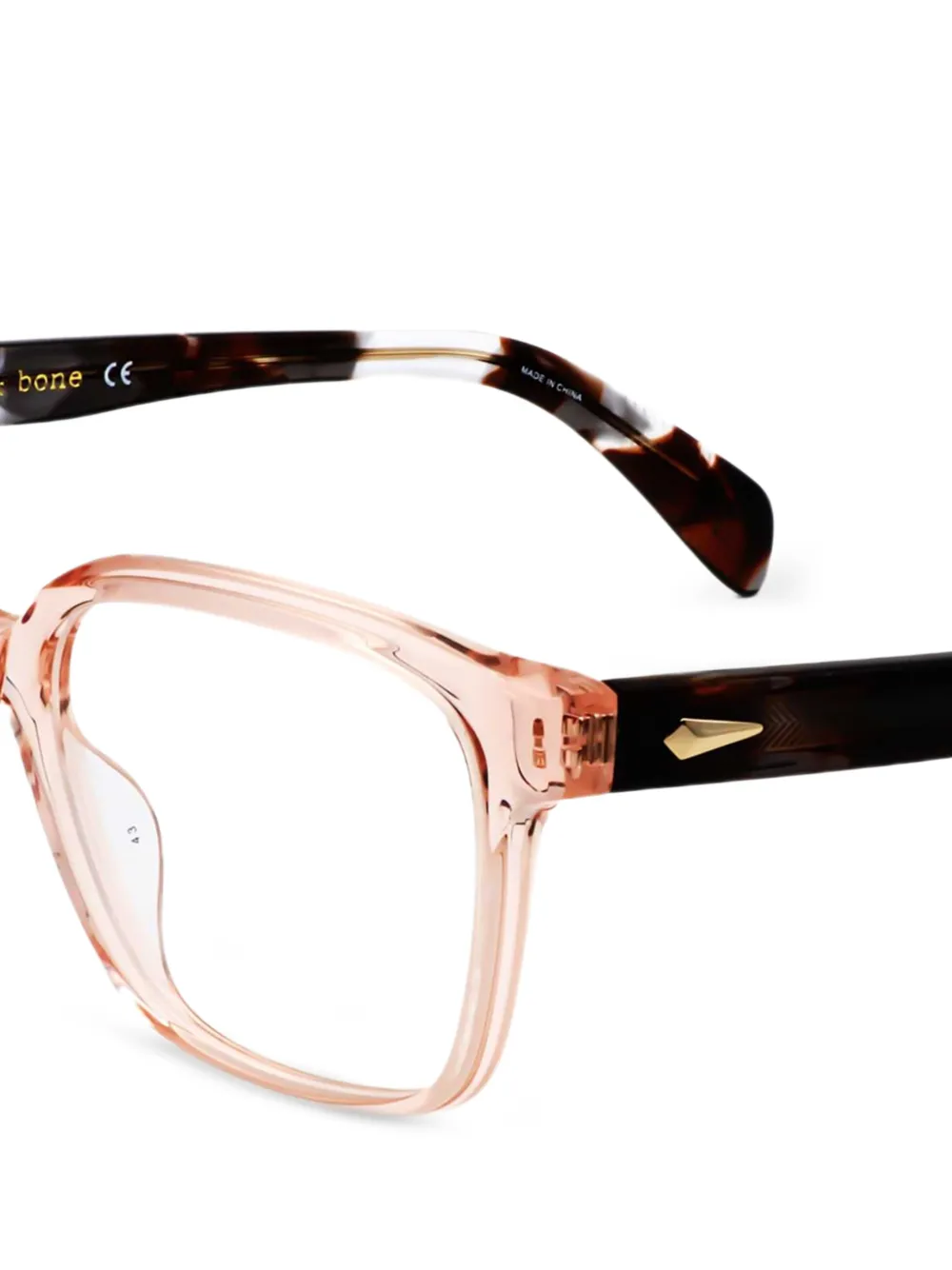 RAG & BONE EYEWEAR Bril met vierkant montuur Roze