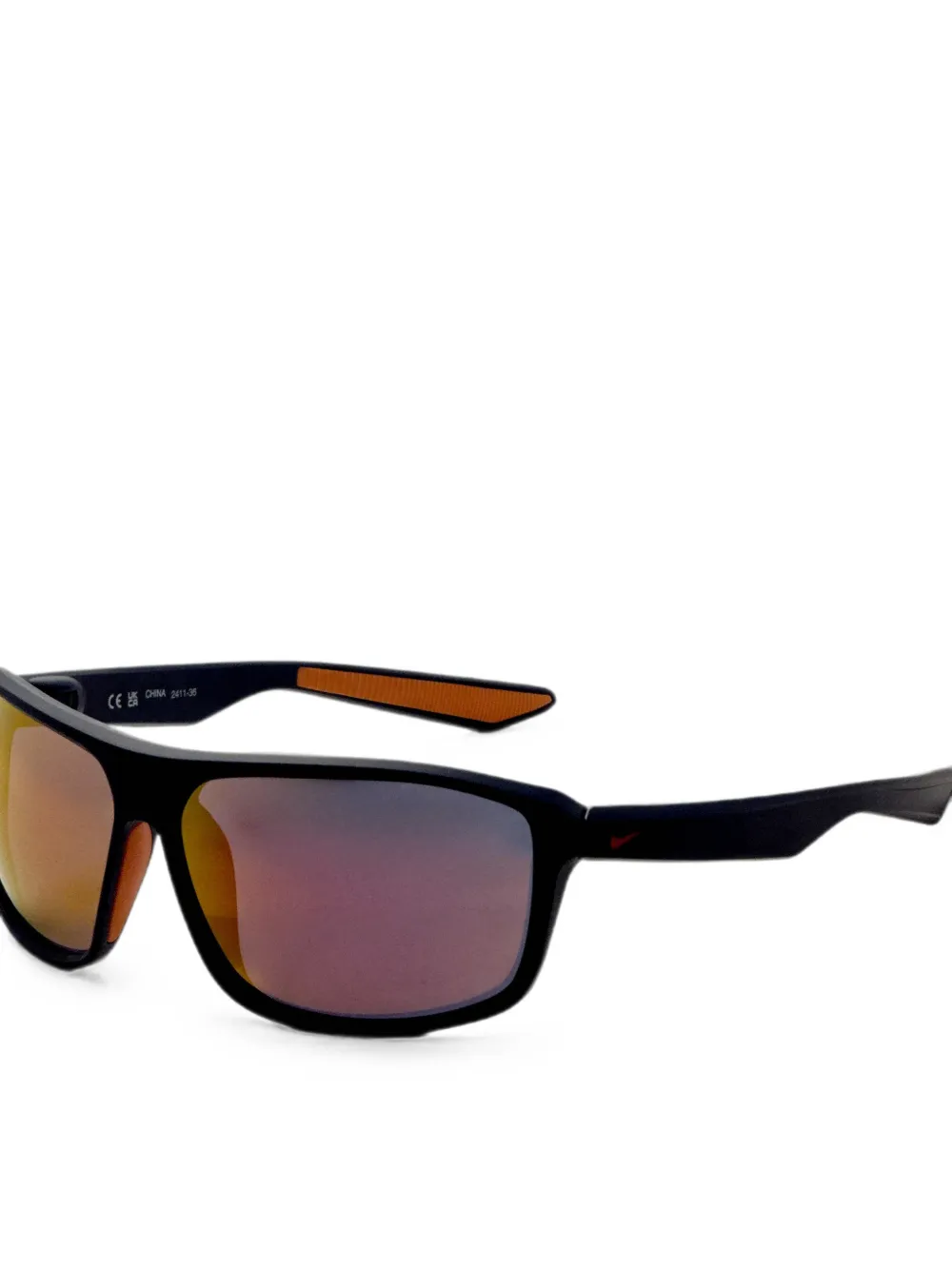 Nike Premier rectangle-frame sunglasses Zwart
