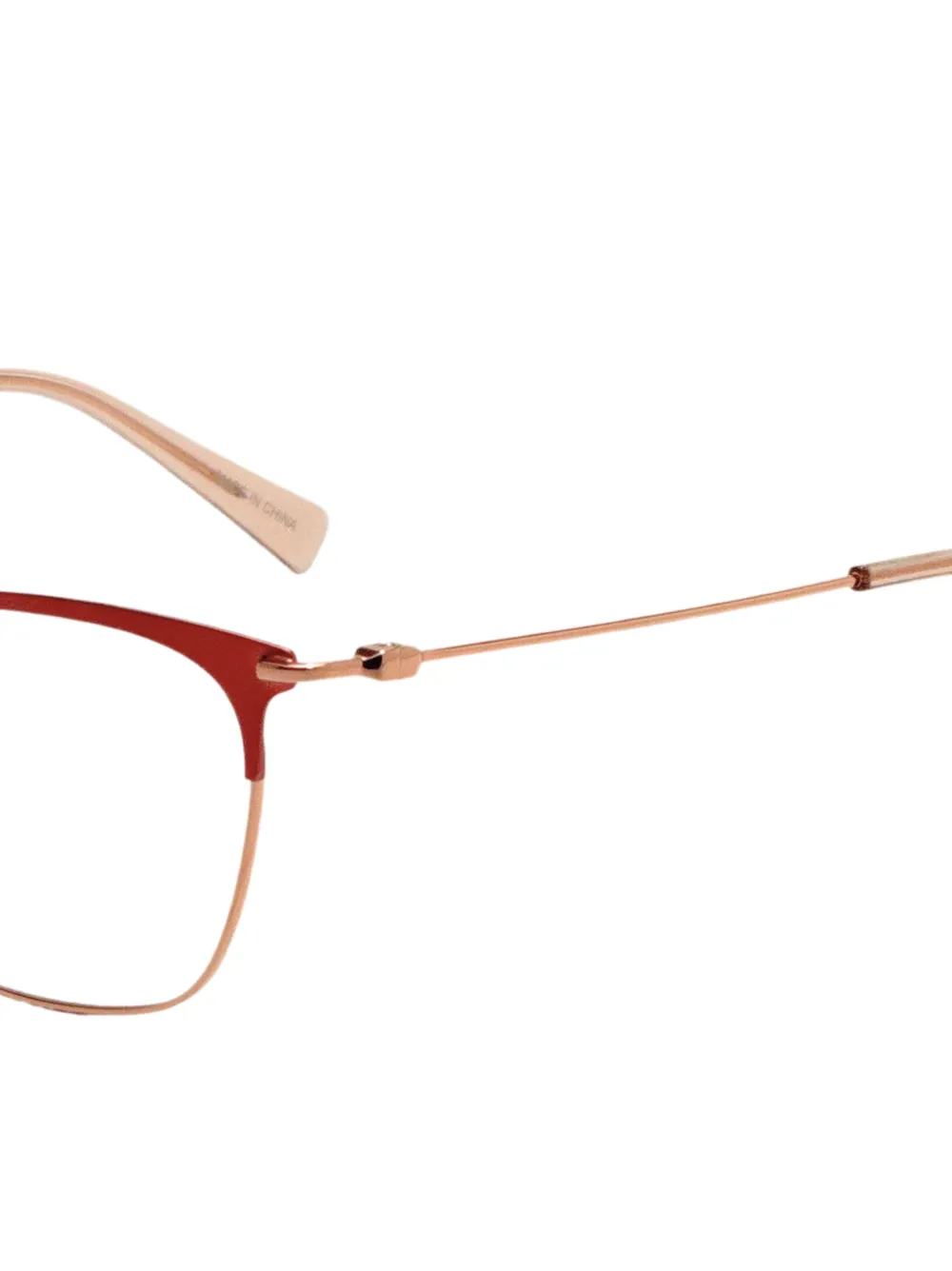Tumi Squared-frame Glasses In Pink