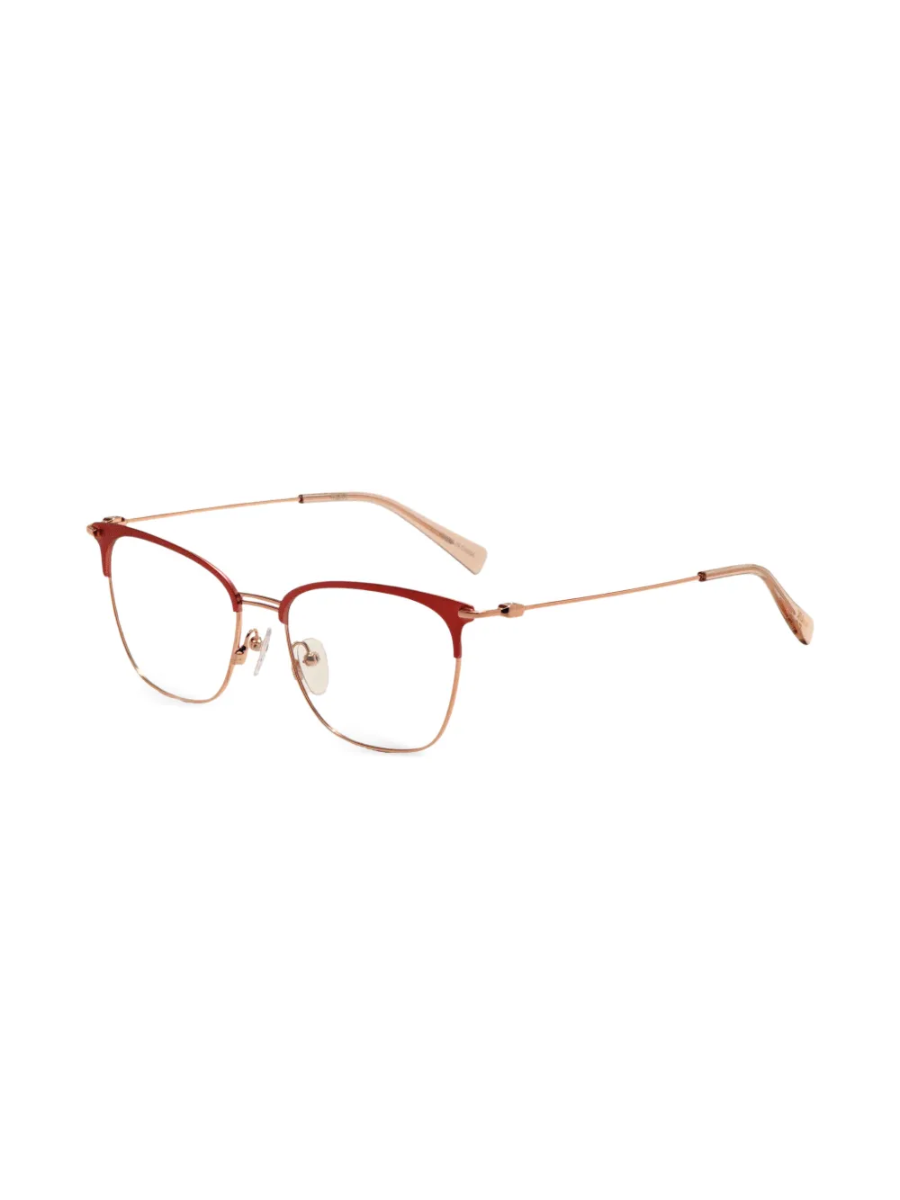 Tumi Squared-frame Glasses In Pink