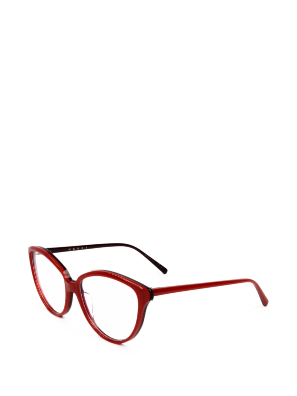 Marni Eyewear cat-eye frame glasses - Rot