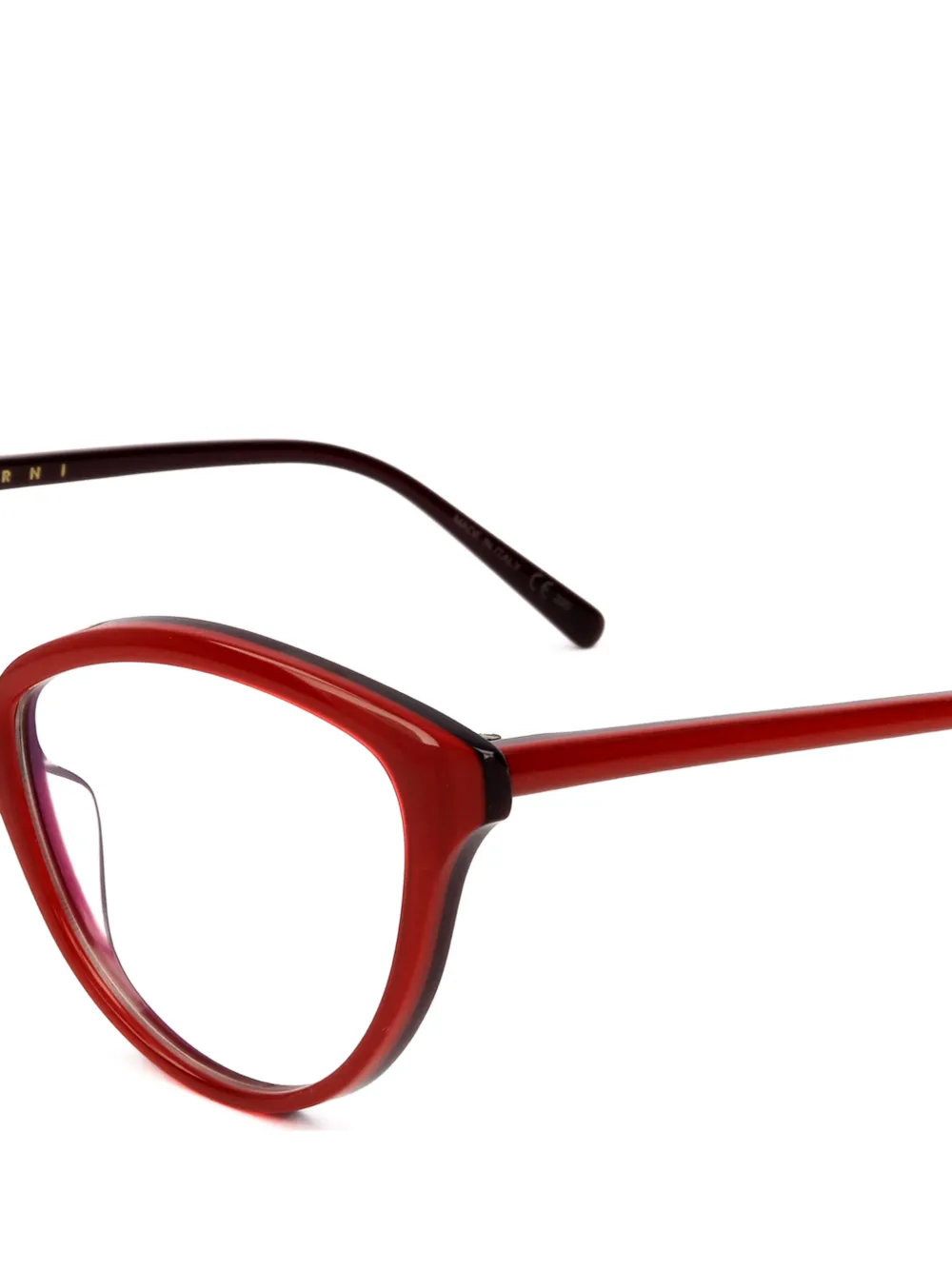 Marni Eyewear Bril met cat-eye montuur Rood