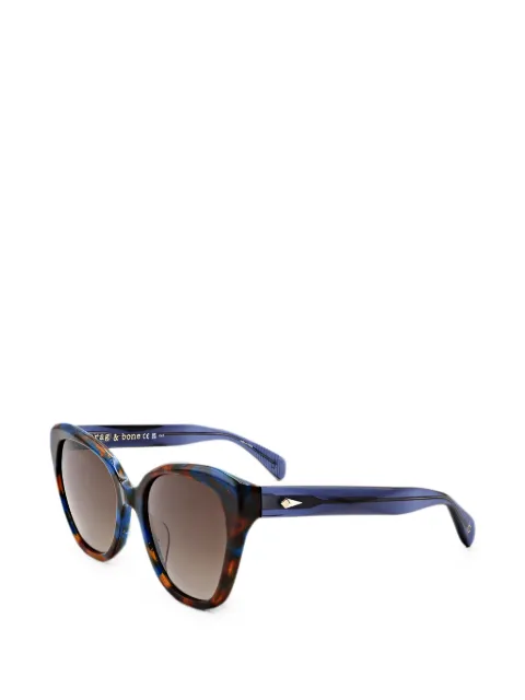 rag & bone tortoiseshell-effect cat-eye sunglasses