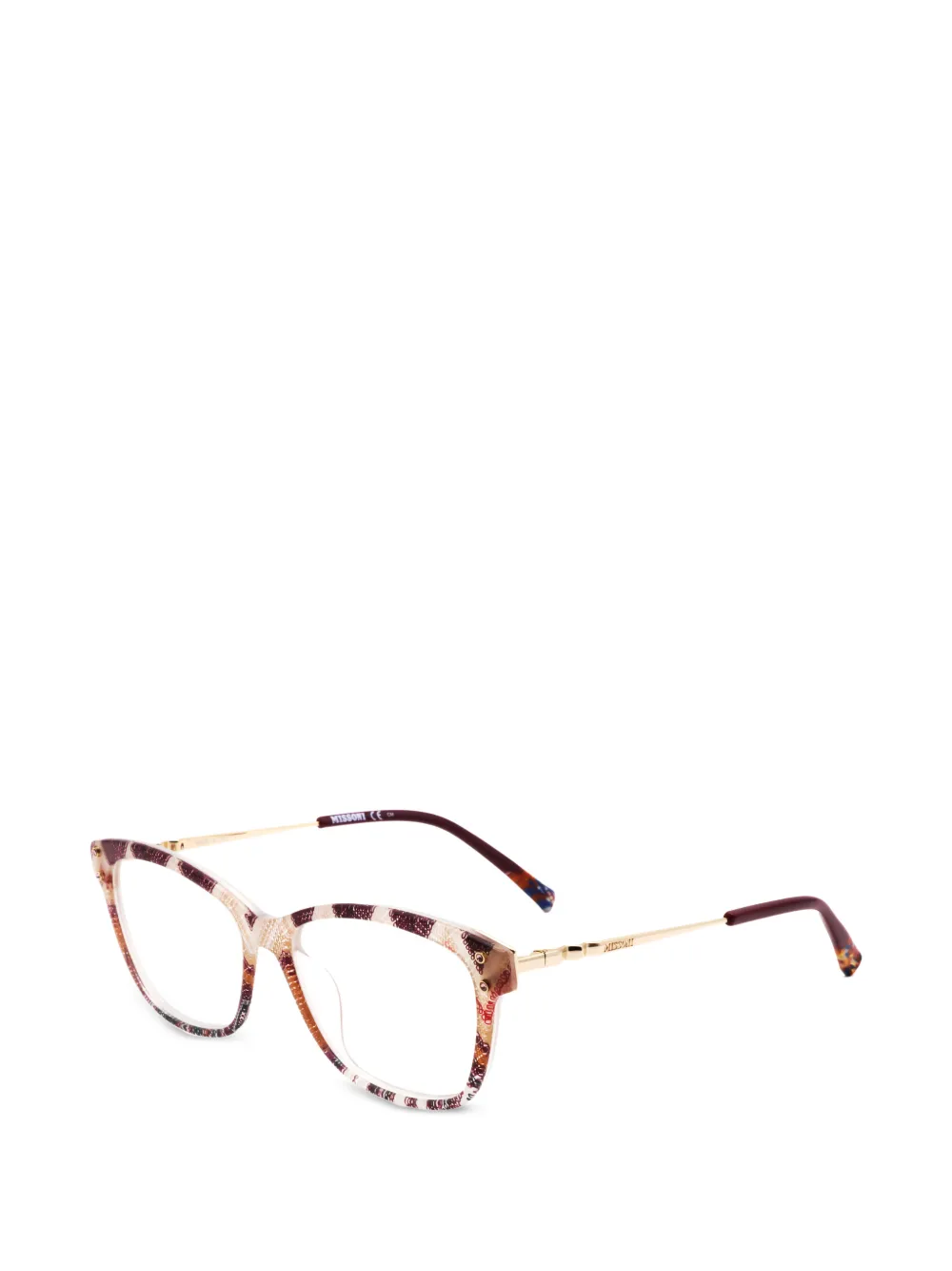 MISSONI EYEWEAR geometric-frame glasses