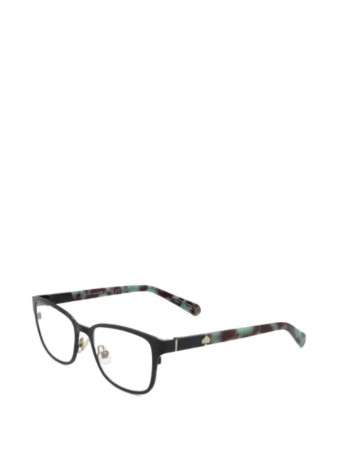 Kate Spade logo-plaque square-frame glasses