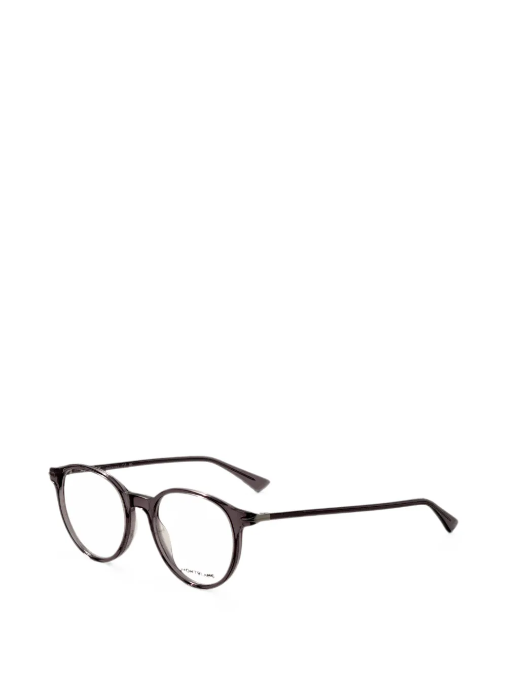 Montblanc Brille mit rundem Gestell - Grau