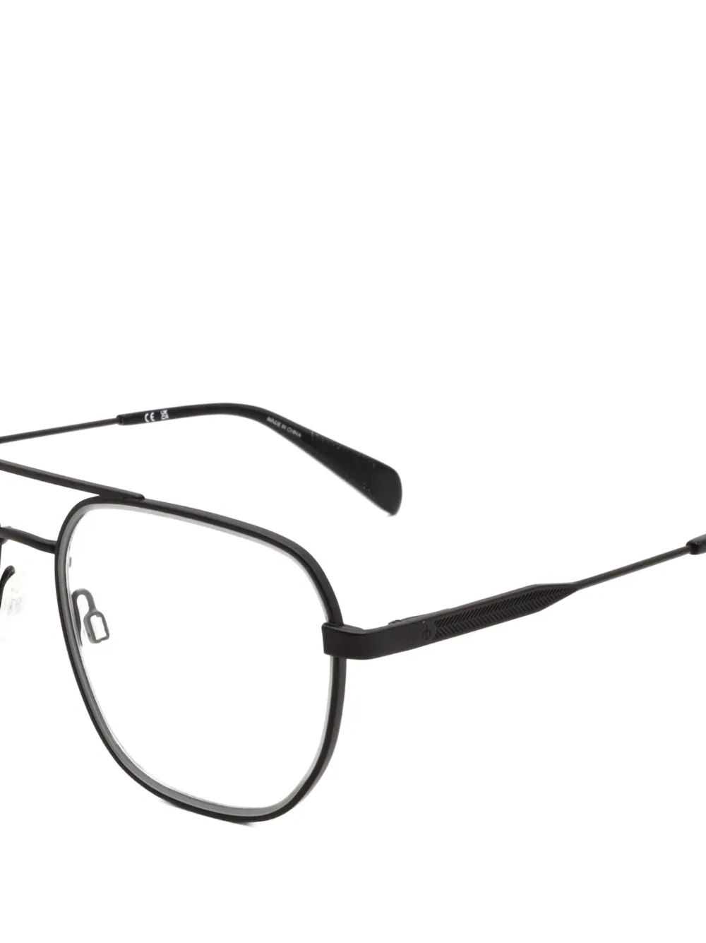 RAG & BONE EYEWEAR Bril met geometrisch montuur Zwart