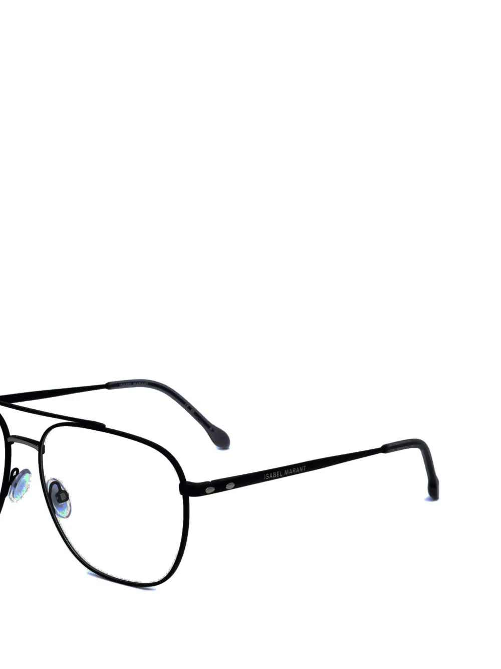 Isabel Marant Eyewear Bril met piloten montuur Zwart