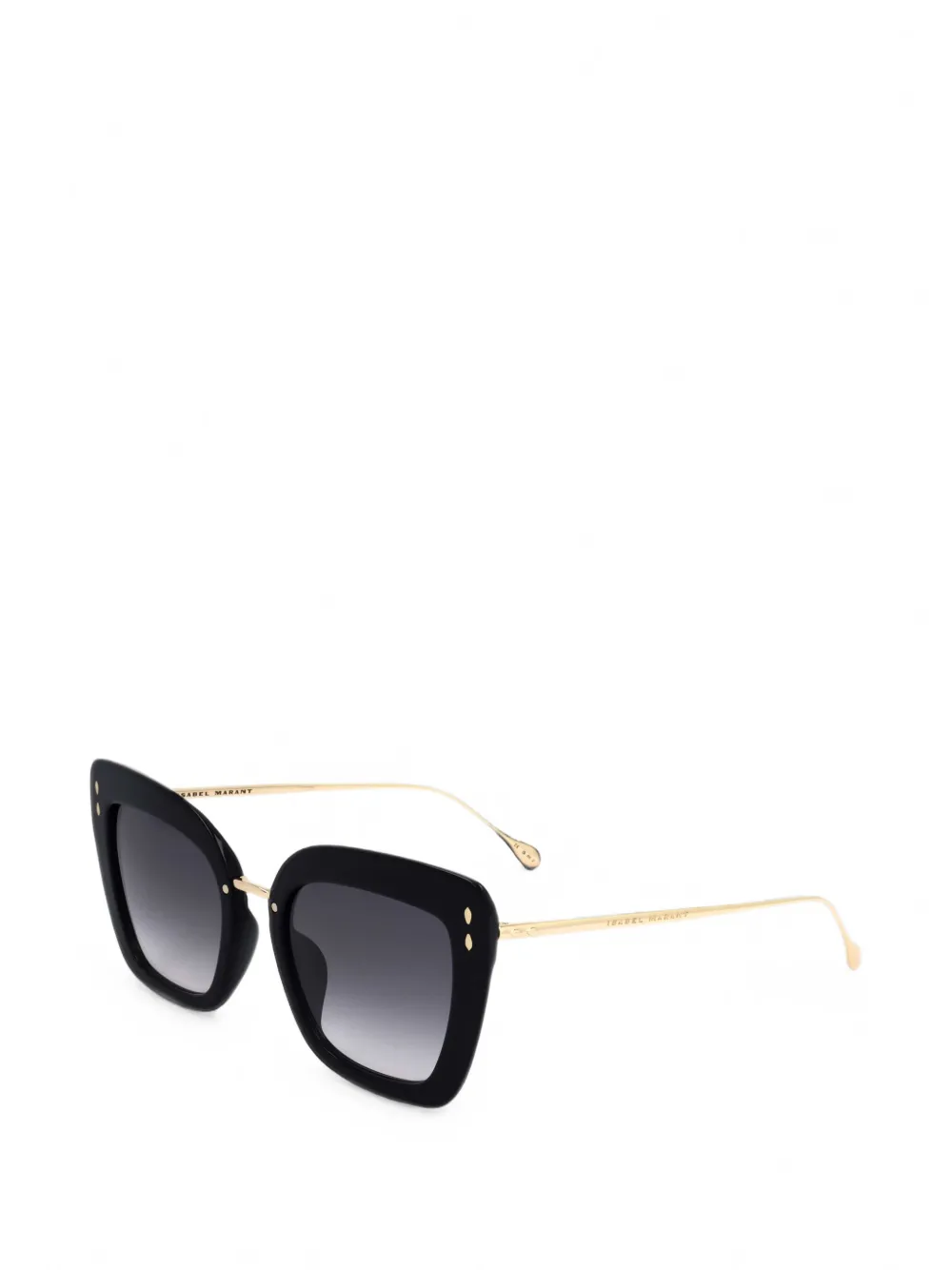 ISABEL MARANT geometric-frame sunglasses - Nero
