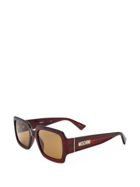 Moschino Eyewear logo-print square-frame sunglasses