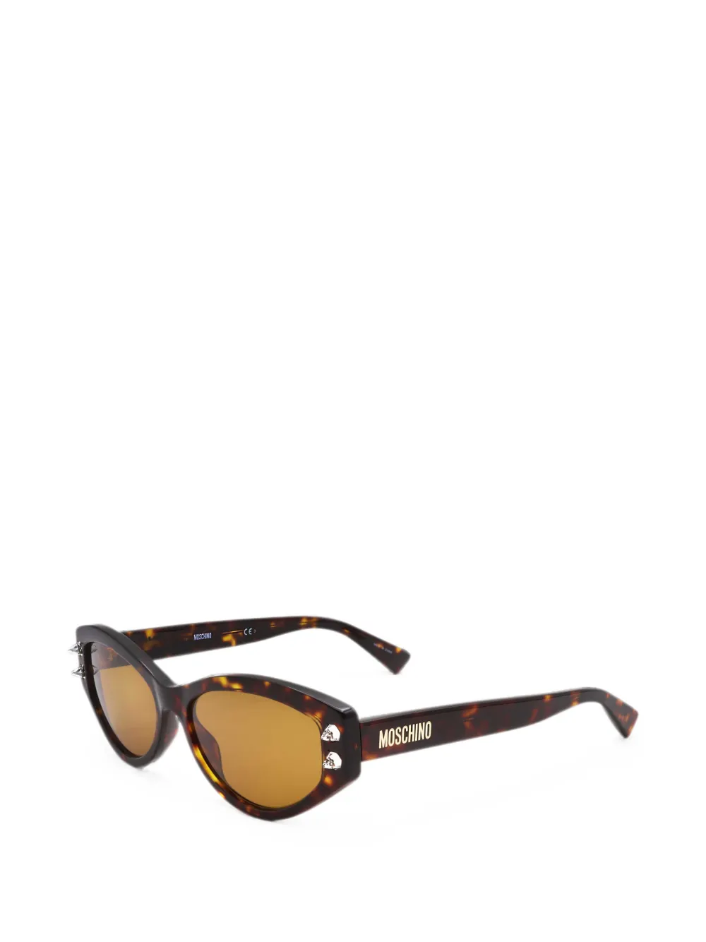 Moschino Eyewear stud-embellished cat-eye frame sunglasses