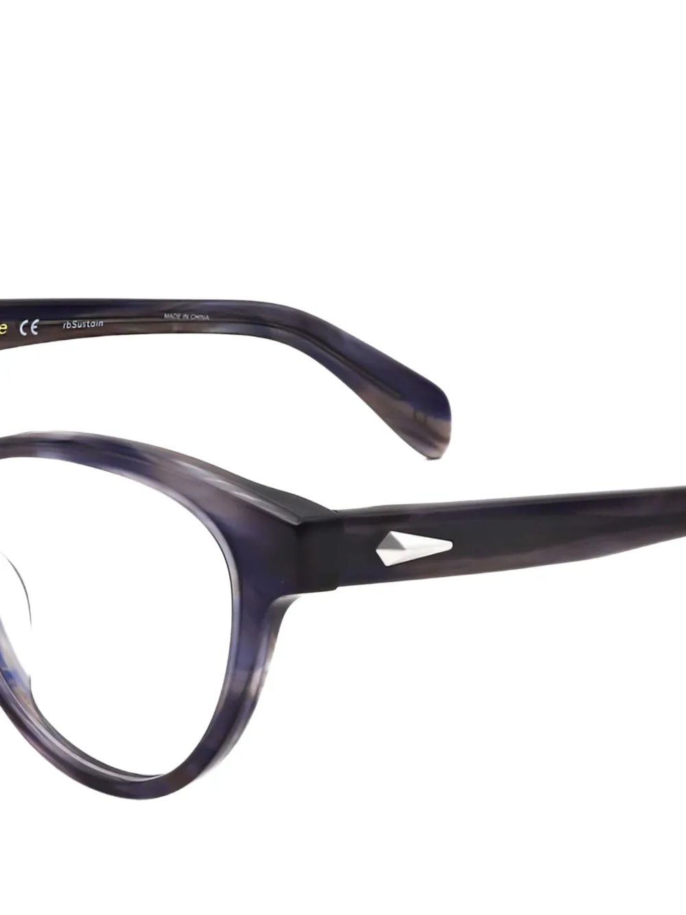 RAG & BONE EYEWEAR Bril met cat-eye montuur Paars