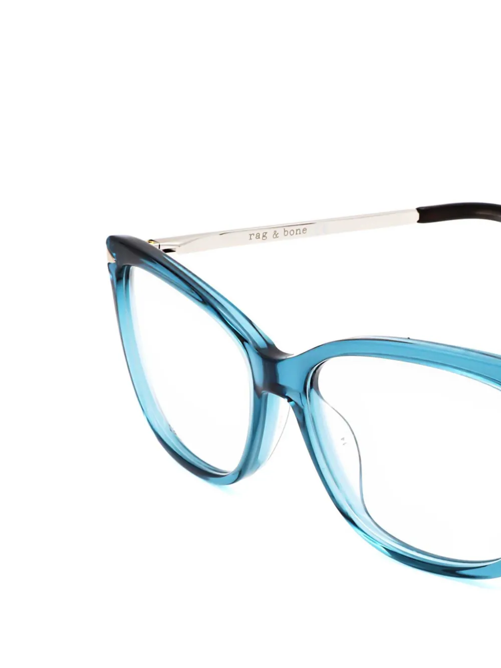 RAG & BONE EYEWEAR Bril met cat-eye montuur Blauw