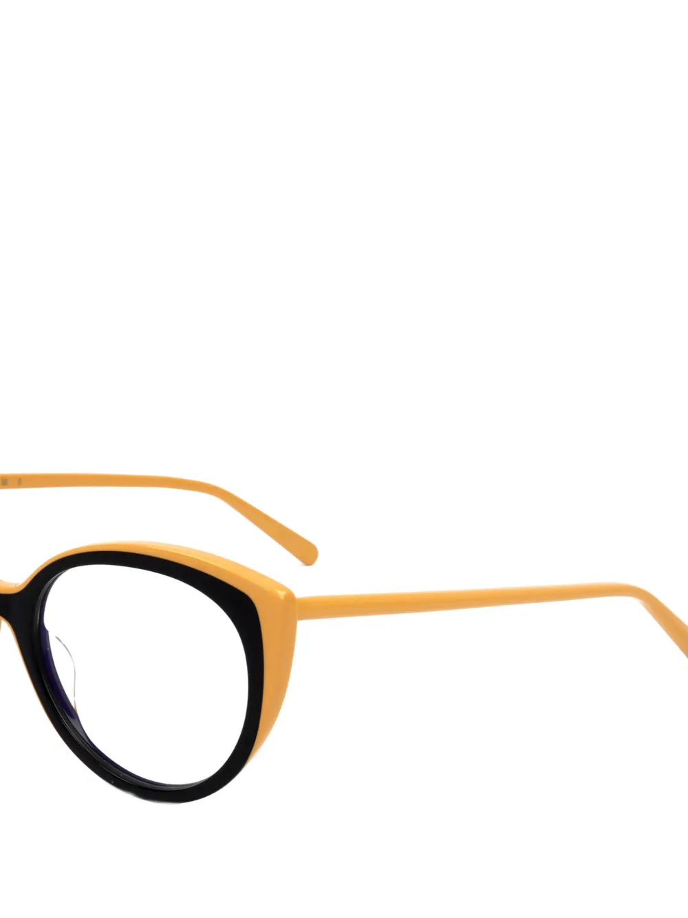 Marni Eyewear Bril met cat-eye montuur Geel