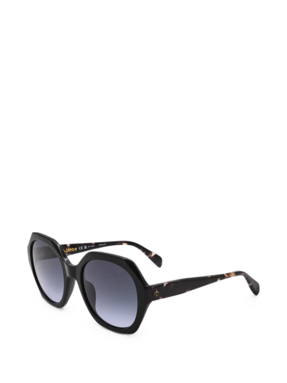 RAG & BONE EYEWEAR Occhiali da sole geometrici - Nero
