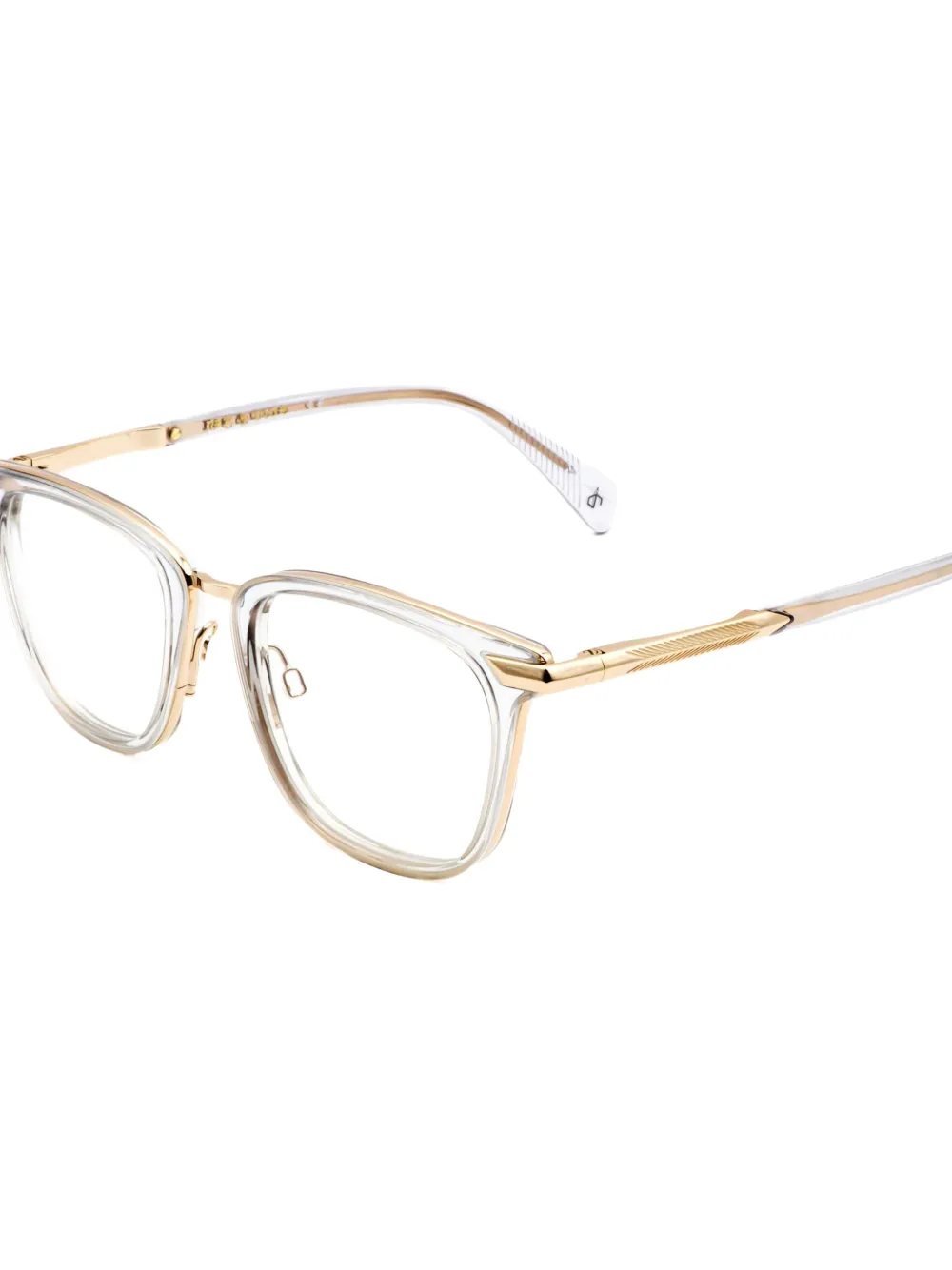 rag & bone Bril met vierkant montuur Goud